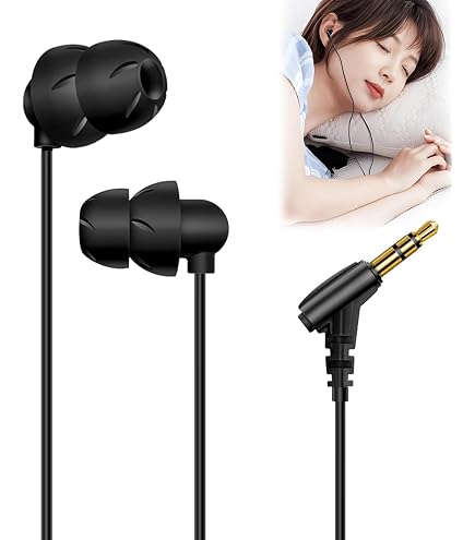 Amazon.co.jp: 改良型 寝ながらイヤホン 有線 3.5mm マイク無し 3極 寝